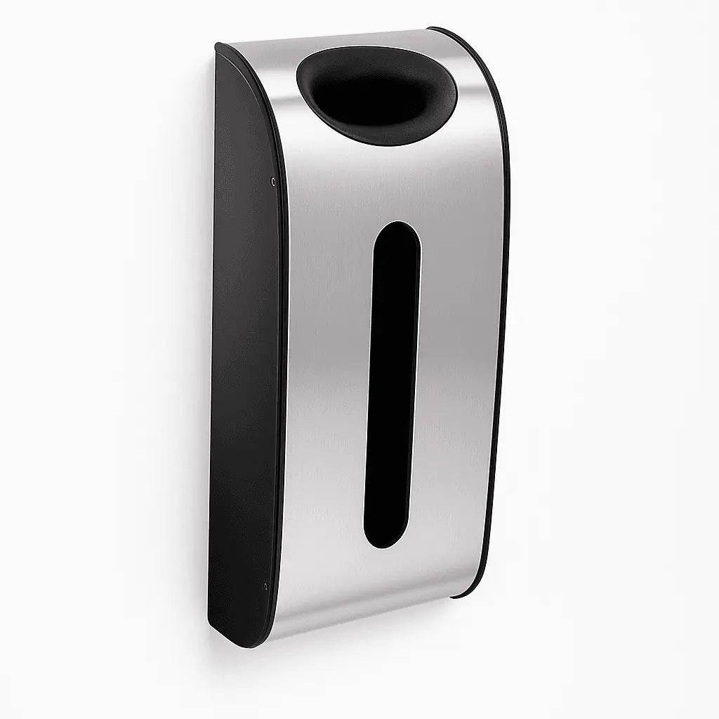 Wall-Mounted Plastic Bag Dispenser – Stainless Steel Grocery Bag Holder - FOUR CORNERS
