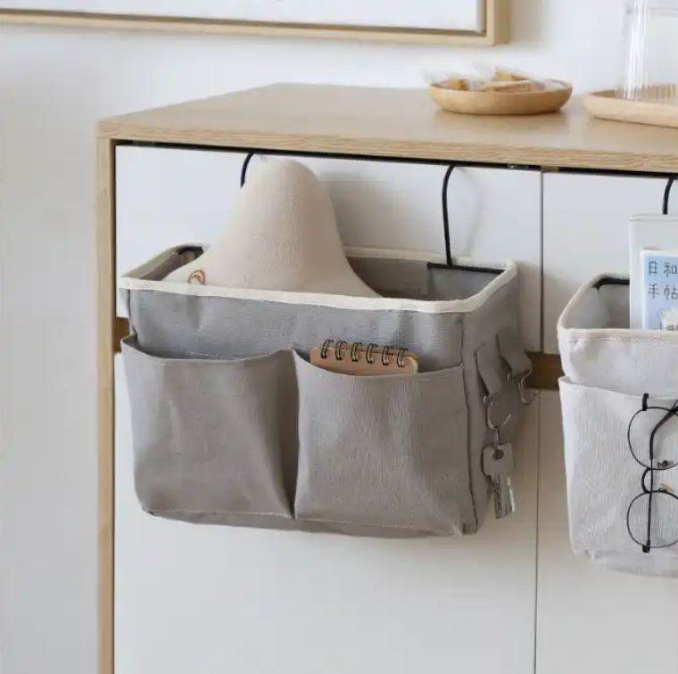 Over Cot & Bedside Organiser – Hanging Storage Caddy for Bedside Essentials