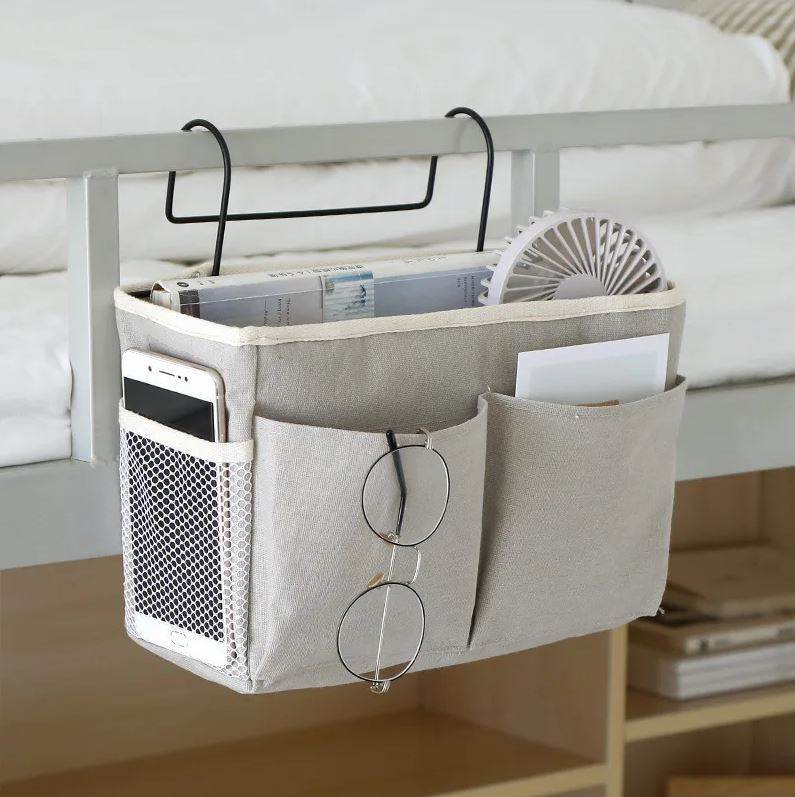 Over Cot & Bedside Organiser – Hanging Storage Caddy for Bedside Essentials - FOUR CORNERS