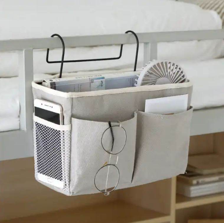 Over Cot & Bedside Organiser – Hanging Storage Caddy for Bedside Essentials
