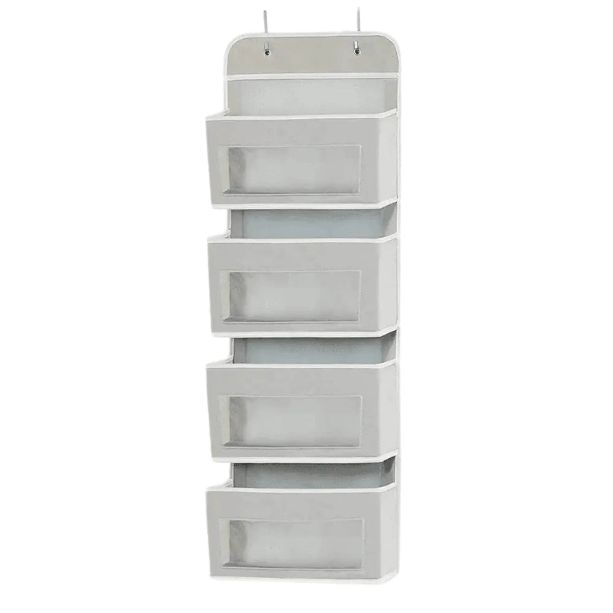 Over Door Hanging Organiser – 4 Pocket Fabric Storage - FOUR CORNERS