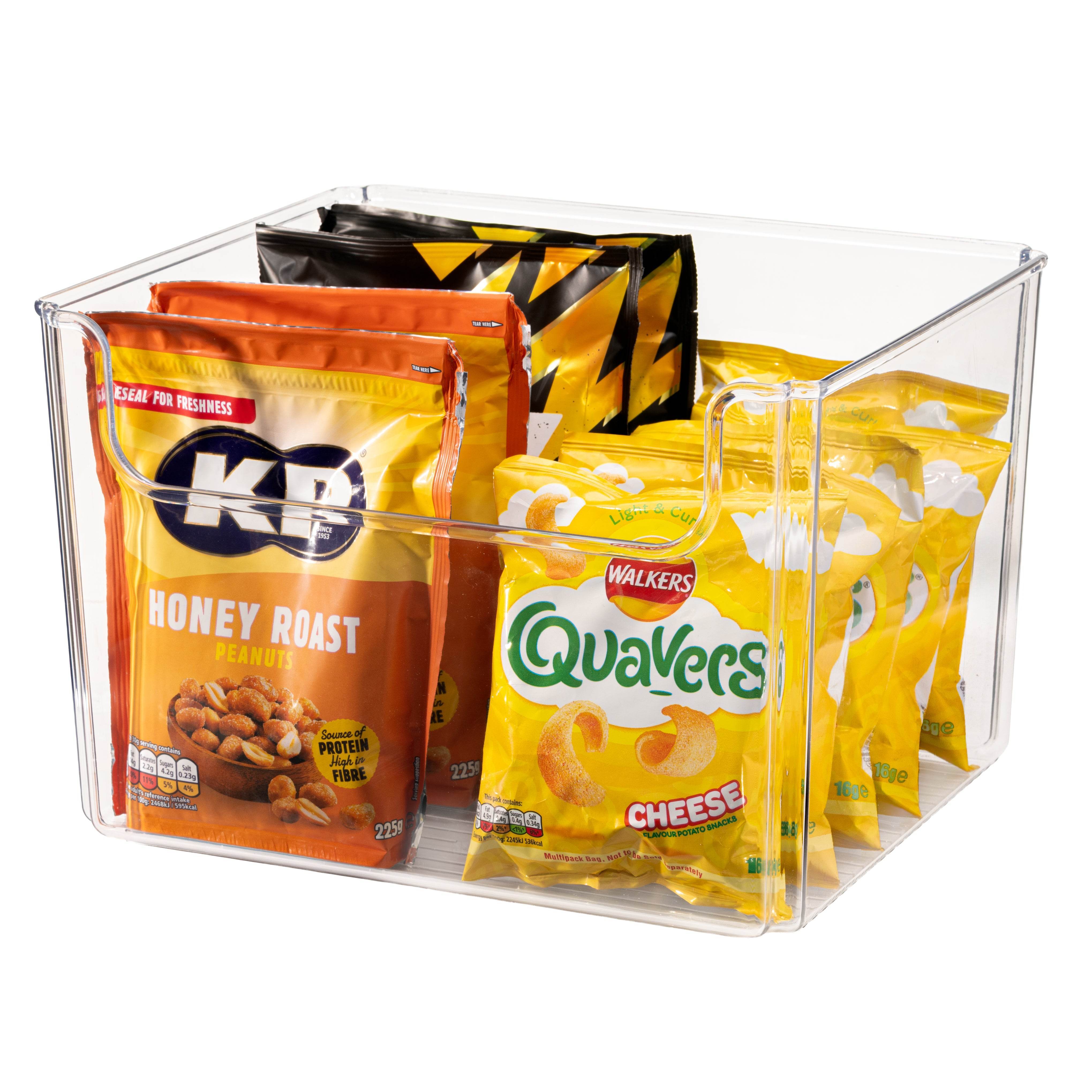 TOW Open-Front Storage Bin – 30 x 25 x 20 cm (12 x 10 x 8 in) – Large