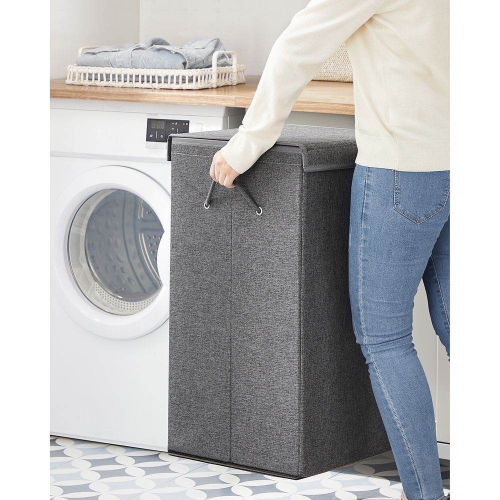 Songmics Laundry Hamper 142L in a Laundry Room