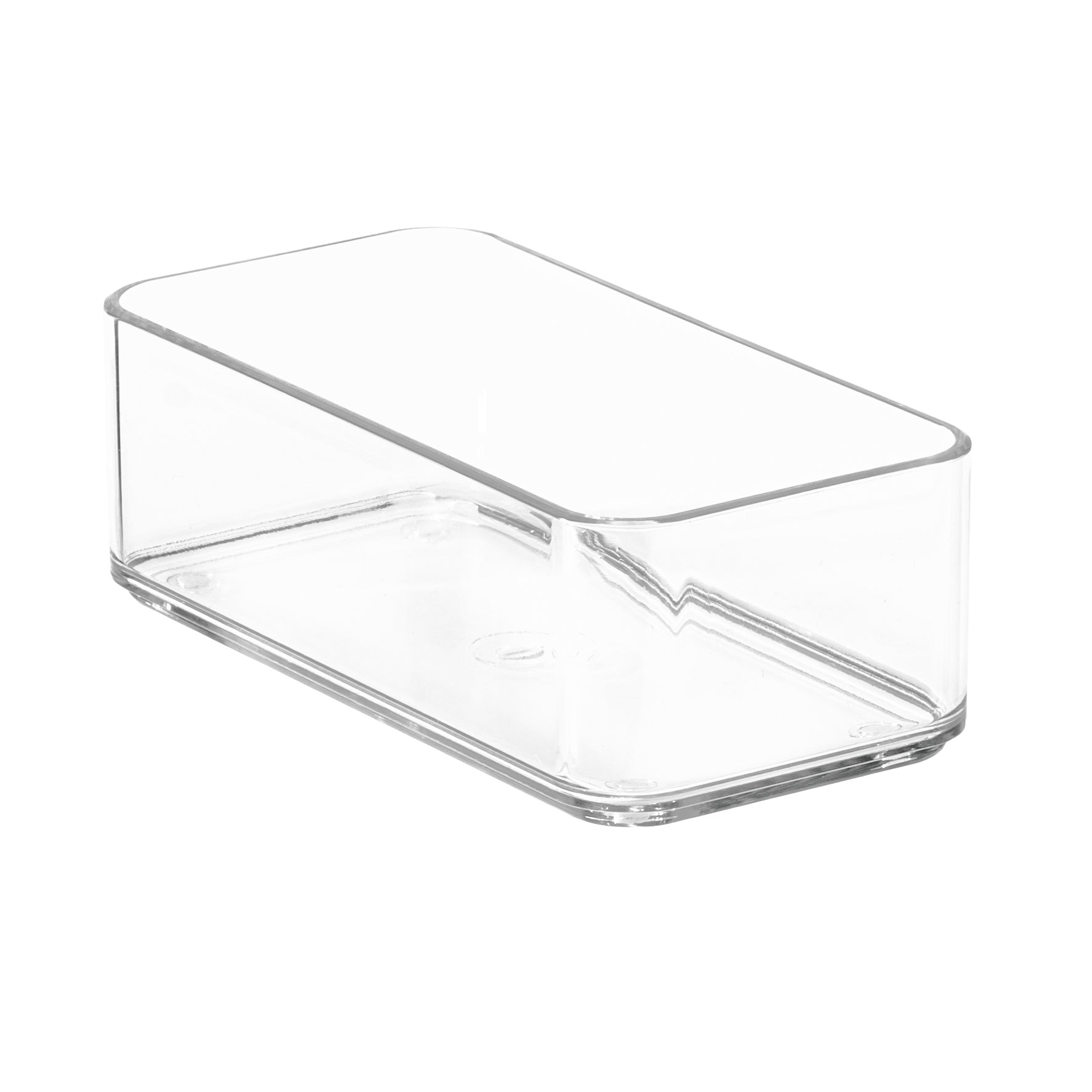 Clear plastic Drawer Organiser on a white background